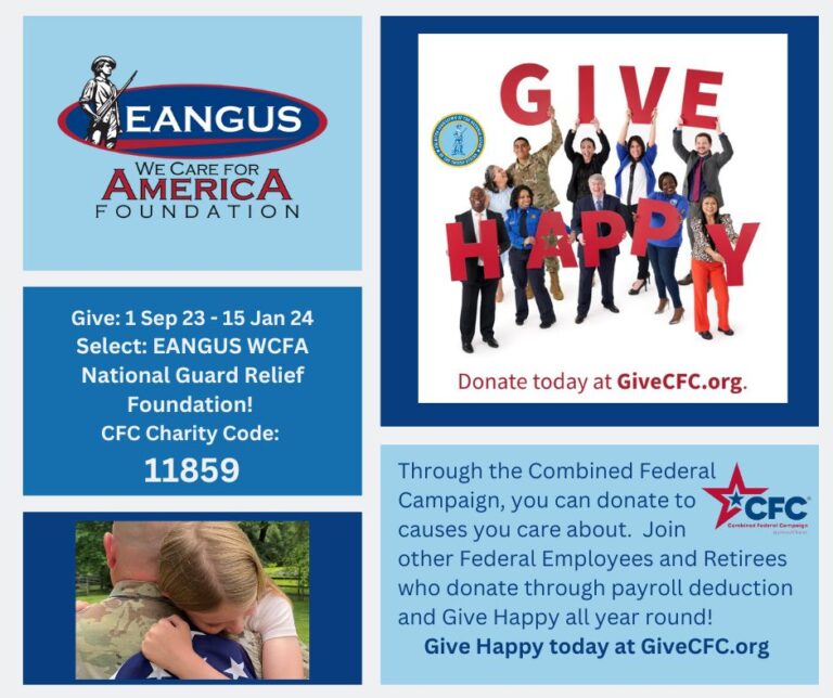 GIVE HAPPY with the Combined Federal Campaign